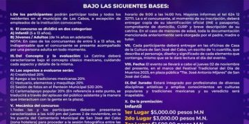 INVITA GOBIERNO DE LOS CABOS A PARTICIPAR EN LAS CONVOCAN DE ALTARES Y CATRINAS