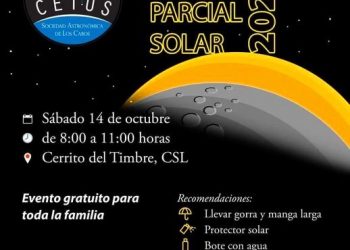 ICA EN CONJUNTO CON CETUS SOCIEDAD ASTRONÓMICA DE LOS CABOS REALIZARÁN UNA ACTIVIDAD FAMILIAR PARA PRESENCIAR EL ECLIPSE PARCIAL DE SOL 2023