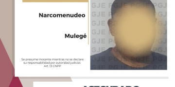 ASEGURA PGJE A UNA PERSONA CON UN ARMA Y 2 MIL DOSIS DE DROGA