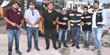 ACUDE EL DELEGADO MUNICIPAL RAYMUNDO ZAMORA CESEÑA A LA AVENIDA PASEO PACIFICO QUE SE INUNDÓ POR LLUVIAS DE HURACÁN LIDIA