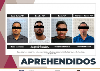 CUMPLIMENTA PGJE A 7 ÓRDENES DE APREHENSIÓN CONTRA IMPUTADOS POR DIVERSOS DELITOS