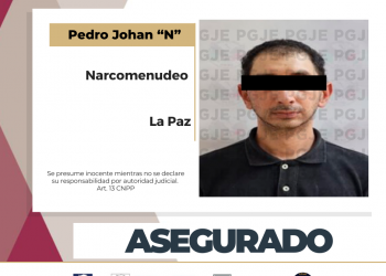 DETIENEN A PROBABLE NARCOMENUDISTA CON 3 MIL DOSIS DE METANFETAMINA