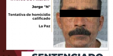 OBTIENE PGJE SENTENCIAS DE 11 AÑOS DE PRISIÓN PARA CULPABLE DE HOMICIDIO EN GRADO DE TENTATIVA EN LA PAZ