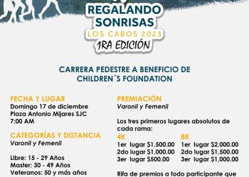 REALIZARAN LA PRIMERA EDICIÓN DE LA CARRERA REGALANDO SONRISAS LOS CABOS 2023