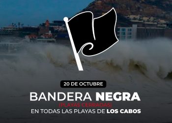 INFORMA ZOFEMAT LOS CABOS QUE DERIVADO DEL HURACÁN NORMA LAS PLAYAS ESTÁN CERRADAS