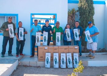 ANUNCIA EDITH AGUILAR CONSTRUCCIÓN DE CANCHA DE FÚTBOL EN BAHÍA ASUNCIÓN