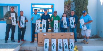 ANUNCIA EDITH AGUILAR CONSTRUCCIÓN DE CANCHA DE FÚTBOL EN BAHÍA ASUNCIÓN