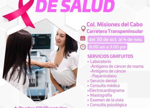 SE INSTALARON BRIGADAS MÉDICAS DE SALUD EN LA COLONIA MISIONES DEL CABO EN CABO SAN LUCAS