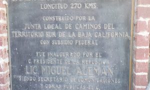 CINCUENTA Y UN AÑOS SE CUMPLEN HOY DEL INICIO DE LA CARRETERA A SANTO DOMINGO BAJA CALIFORNIA SUR