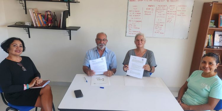 REFRENDAN CONVENIO DE COLABORACIÓN UABCS LOS CABOS Y LA A.C. YO RECICLO