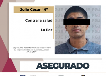 LA PGJE ASEGURA A INDIVIDUO CON DROGAS Y ARMA DE FUEGO