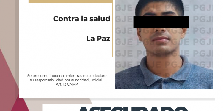 LA PGJE ASEGURA A INDIVIDUO CON DROGAS Y ARMA DE FUEGO