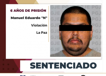 SENTENCIAN A MÁS DE 6 AÑOS DE PRISIÓN A RESPONSABLE DE VIOLACIÓN