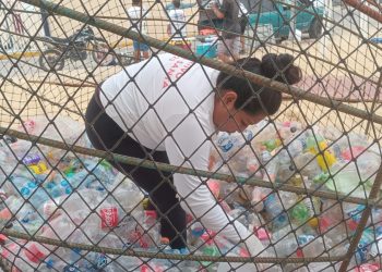 REALIZÓ ZOFEMAT LOS CABOS EL ACOPIO DE 25 KILOS DE MATERIAL PLÁSTICO EN LA PLAYA EL CORSARIO EN CABO SAN LUCAS