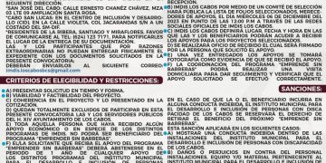 CONVOCA EL GOBIERNO DE LOS CABOS A TRAVEZ DE IMDIS A PARTICIPAR EN PROGRAMA EMPRENDER SIN BARRERAS