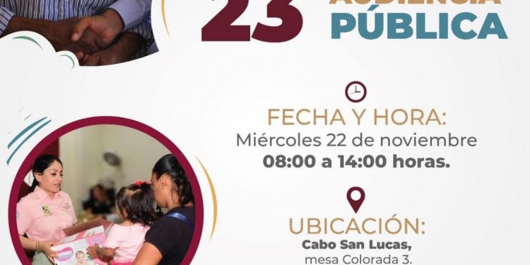 PRESIDIRÁ EL PRESIDENTE MUNICIPAL DE LOS CABOS LA 23° AUDIENCIA PÚBLICA EN LA COLONIA MESA COLORADA EN CABO SAN LUCAS