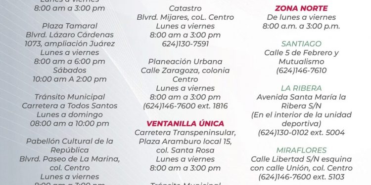 ESTABLECE EL XIV AYUNTAMIENTO DE LOS CABOS PROGRAMA DE REGULARIZACIÓN EN EL PAGO DE IMPUESTOS,DERECHOS Y CONTRIBUCIONES “BORRÓN Y CUENTA NUEVA”