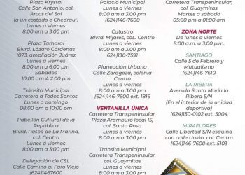 PONE EN MARCHA EL GOBIERNO DE LOS CABOS EL PRÓGRAMA DE REGULARIZACIÓN DE PAGOS DE IMPUESTOS MUNICIPALES “BORRÓN Y CUENTA NUEVA “