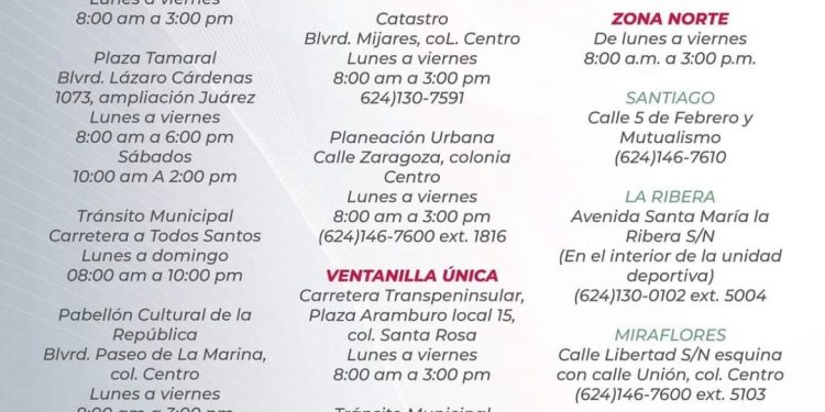 PONE EN MARCHA EL GOBIERNO DE LOS CABOS EL PRÓGRAMA DE REGULARIZACIÓN DE PAGOS DE IMPUESTOS MUNICIPALES “BORRÓN Y CUENTA NUEVA “