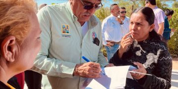 EL ALCALDE DE LOS CABOS OSCAR LEGGS CASTRO INFORMÓ QUE SE ESTÁN LLEVANDO VARIAS ACCIONES PARA DISTRMAS AGUA A LA POBLACIÓN