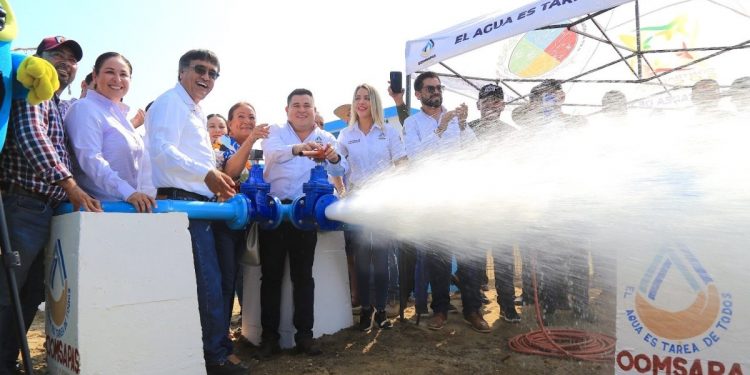 INFORMÓ EL PRESIDENTE MUNICIPAL DE LOS CABOS OSCAR LEGGS CASTRO QUE PARA FINALES DE DICIEMBRE CONCLUYEN LA NUEVA LÍNEA DE CONDUCCIÓN DE AGUA POTABLE EN CSL