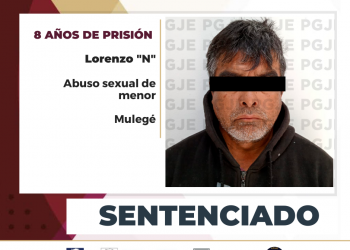 SENTENCIA DE 8 AÑOS DE PRISIÓN PARA CULPABLE DE ABUSO SEXUAL AGRAVADO OBTIENE PGJE EN MULEGÉ