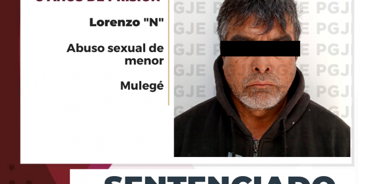 SENTENCIA DE 8 AÑOS DE PRISIÓN PARA CULPABLE DE ABUSO SEXUAL AGRAVADO OBTIENE PGJE EN MULEGÉ