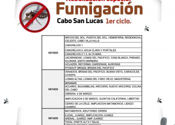 CONTINÚA EL PRIMER CICLO DE LA CAMPAÑA DE NEBULIZACION ESPACIAL POR DISTINTAS COLONIAS DE CSL