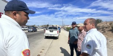 INFORMAN A LOS HABITANTES DE CSL QUE DURANTE DOS SEMANAS ESTARÁ CERRADO UN CARRIL DE LA LEONA VICARIO A COLONIA LAGUNITAS