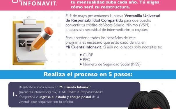 SE ACABA EL TIEMPO PARA CONVERTIR TU CRÉDITO INFONAVIT A PESOS, HAZLO A PARTIR DEL SÁBADO 9