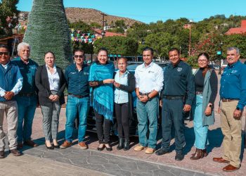 ENTREGA ALCALDESA DE MULEGÉ TRES UNIDADES MÓVILES A LA DIRECCIÓN DE TRÁNSITO MUNICIPAL