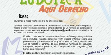 CONVOCA GOBIERNO DE LOS CABOS Y SIPINNA AL CONCURSO “LUDOTECA AQUÍ DERECHO “