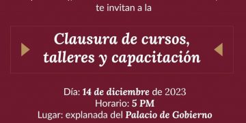 SEDIF BCS E ICATEBCS INVITAN A EXPOVENTA NAVIDEÑA Y CLAUSURA DE CURSOS
