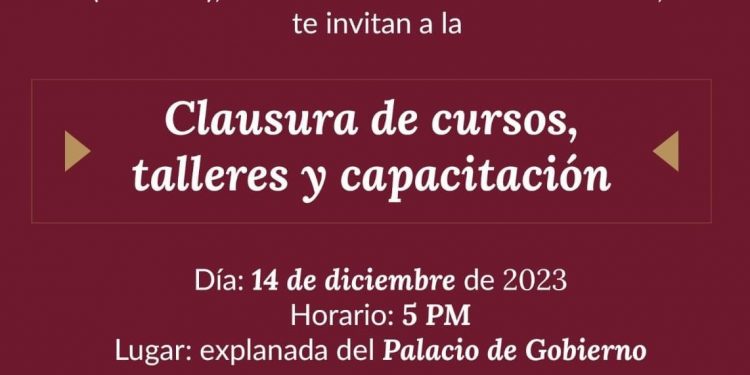 SEDIF BCS E ICATEBCS INVITAN A EXPOVENTA NAVIDEÑA Y CLAUSURA DE CURSOS