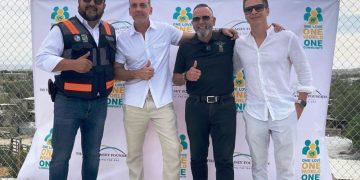 SUPERVISAN AVANCES EN LAS INSTALACIONES DEL CENTRO COMUNITARIO DE LA COLONIA CARIBE BAJO