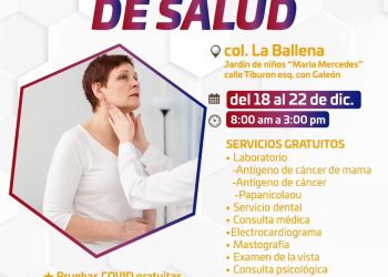 CONTINÚAN LAS BRIGADAS MÉDICAS EN LA COLONIA EJIDAL CONOCIDA COMO LA BALLENA EN SJC