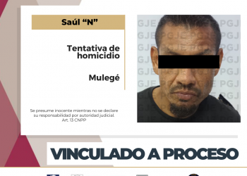 LA PGJE LOGRA VINCULACIÓN A PROCESO CONTRA IMPUTADO POR TENTATIVA DE HOMICIDIO