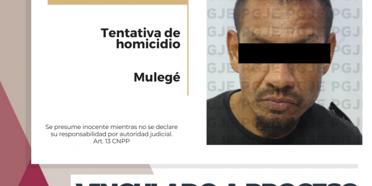 LA PGJE LOGRA VINCULACIÓN A PROCESO CONTRA IMPUTADO POR TENTATIVA DE HOMICIDIO