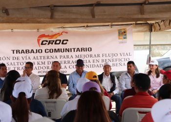 INAUGURA ALCALDE DE LOS CABOS EN CONJUNTO CON LÍDER DE LA CROC RUTA DE CIRCULACIÓN VEHICULAR DEL PUENTE EL CHAPARRO A LA COLONIA GASTELUM