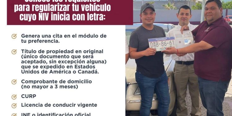 ANUNCIA GOBERNADOR VCC EXTENSIÓN DE REGULARIZACIÓN DE VEHÍCULOS EXTRANJEROS