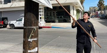 EL COORDINADOR DELEGACIONAL DE IMAGEN URBANA DAVID CHÁVEZ CONTRERAS DIO A CONOCER QUE 2 O 3 VECES POR SEMANA EL PERSONAL RETIRA PROPAGANDA EVENTUAL Y PUBLICIDAD INVASIVA