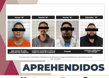 CUMPLIMENTA PGJE CINCO ÓRDENES DE APREHENSIÓN POR DIVERSOS DELITOS