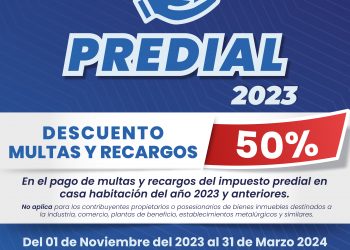 CONTINÚA VIGENTE PROGRAMA DE DESCUENTOS EN PAGO DE IMPUESTO PREDIAL Y REFRENDO DE LICENCIAS COMERCIALES Y DE ALCOHOLES