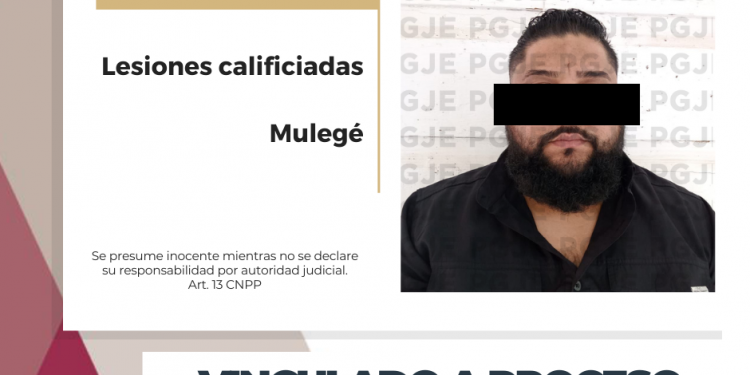 OBTUVO PGJE VINCULACIÓN A PROCESO CONTRA IMPUTADO POR LESIONES CALIFICADAS EN MULEGÉ