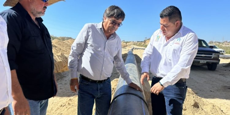 PARA ESTE 2024 EL EQUIPO DEL OOMSAPAS LOS CABOS CONTEMPLA OBRAS PARA LA EFICIENCIA Y CONDUCCIÓN DE AGUA POTABLE