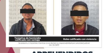 CUMPLIMENTA PGJE DOS ÓRDENES DE APREHENSIÓN CONTRA IMPUTADOS POR TENTATIVA DE HOMICIDIO Y ROBO