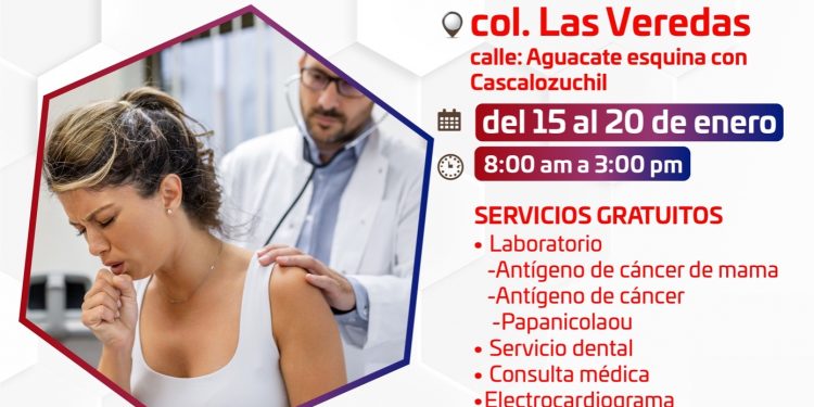 LA BRIGADA MÉDICA DEL GOBIERNO DE LOS CABOS PERMANECERÁ HASTA EL VIERNES 19 DE ENERO EN LA COLONIA LAS VEREDAS