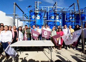 CON LA PLANTA POTABILIZADORA DE 15 LITROS POR SEGUNDO INCREMENTARÁ LA DISPONIBILIDAD DE AGUA POTABLE PARA MÁS DE 13 MIL 800 HABITANTES DE CSL