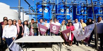 CON LA PLANTA POTABILIZADORA DE 15 LITROS POR SEGUNDO INCREMENTARÁ LA DISPONIBILIDAD DE AGUA POTABLE PARA MÁS DE 13 MIL 800 HABITANTES DE CSL