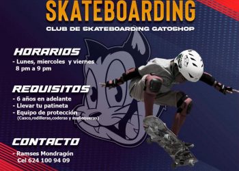 INVITA INDEM LOS CABOS A INSCRIBIRSE A CLASES DE PATINAJE EN TABLA SIN COSTO ALGUNO